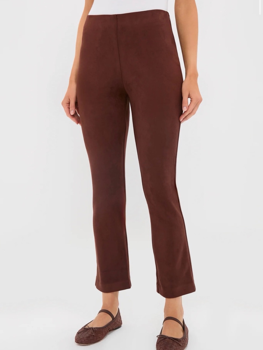 Tuckernuck Deep Mocha Vegan Suede Ashford Pants Brown Size Large